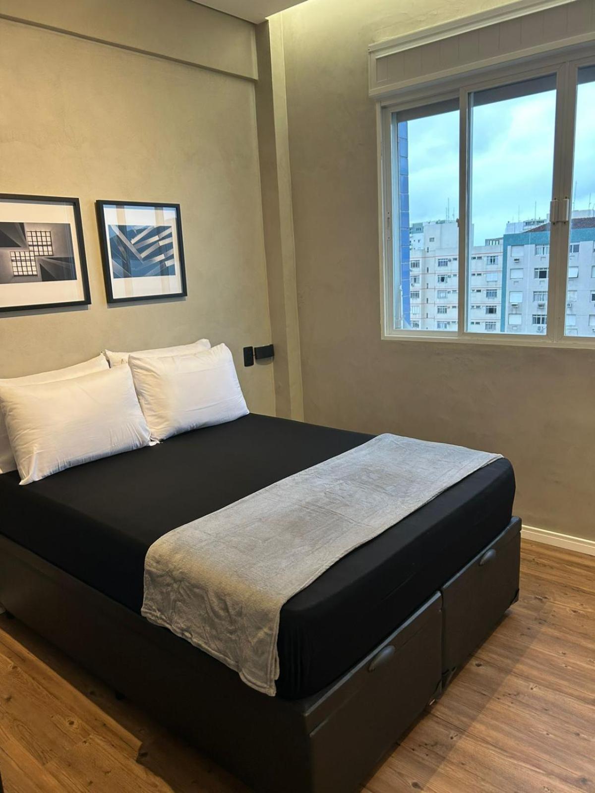 Apartamento Frente A Praia Do Embare Santos Luaran gambar
